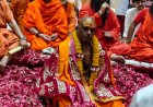 भव्य पेशवाई, संत समागम और वैदिक विधानों के बीच संपन्न हुआ ऐतिहासिक पट्टाभिषेक समारोह :  13 अखाड़ों के संतों की मौजूदगी में आनंद गिरी महाराज बने महामंडलेश्वर