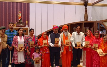 राज्यसभा सदस्य बालयोगी उमेश नाथ जी ने किया “उपासना के सूत्र”  'द सीक्रेट्स ऑफ दाता होकम' पुस्तक का विमोचन