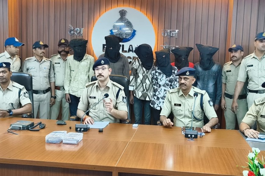 रतलाम में वाहन चेकिंग के दौरान दो पिस्टल और 6 कारतूस के साथ 6 आरोपी गिरफ्तार