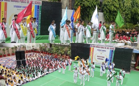 गुरु रामदास पब्लिक स्कूल में छात्र परिषद का शपथ ग्रहण : रंगारंग कार्यक्रम रहा आकर्षण का केंद्र : हेड बॉय-हेड गर्ल सहित पदाधिकारियों ने संभाली जिम्मेदारी
