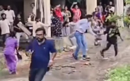 डोसीगांव ईडब्ल्यूएस आवास में बकाया नोटिस देने पहुंची निगम टीम पर हमला : कर्मचारियों पर बरसे पत्थर और गमले : निगम टीम और पत्रकार सहित कई घायल
