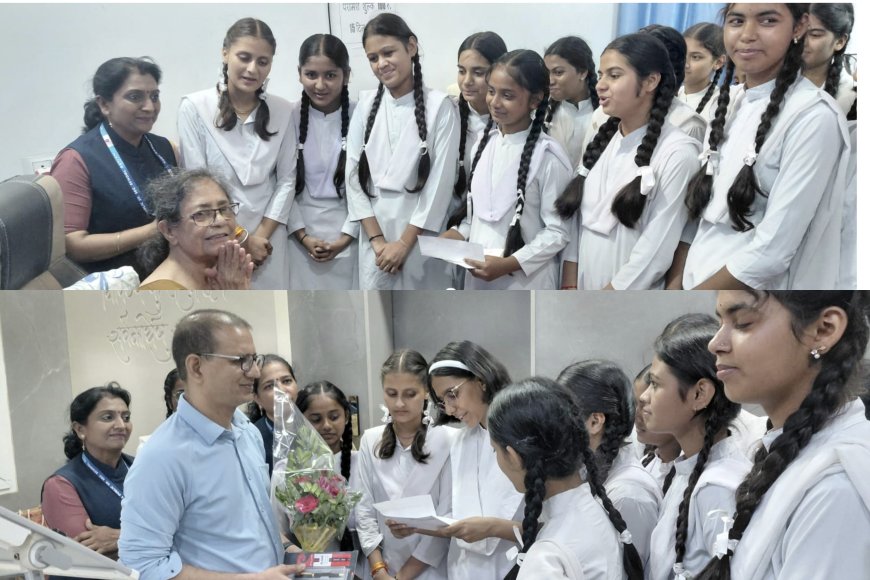 डॉक्टर्स डे पर गुरु रामदास पब्लिक सीनियर सेकेंडरी स्कूल के विद्यार्थियों ने चिकित्सकों का किया सम्मान