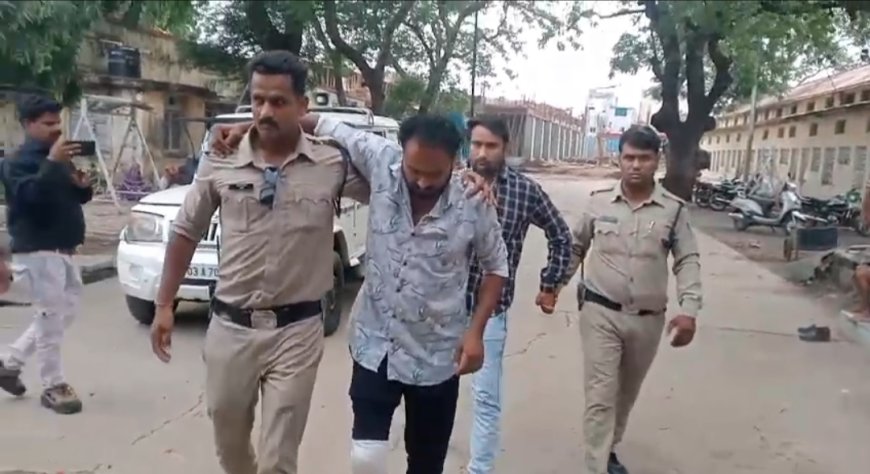 रतलाम में एक करोड़ की वसूली के लिए सराफा व्यापारी के घर फायरिंग मामले का मास्टरमाइंड पूर्व बजरंग दल नेता वीनू शर्मा गिरफ्तार : 40 लाख की सुपारी लेकर कराई थी वारदात