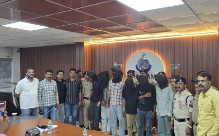 48 घंटे में करोड़ों की सराफा लूट का खुलासा : 6 आरोपी गिरफ्तार : 5.5 करोड़ का सोना-चांदी बरामद