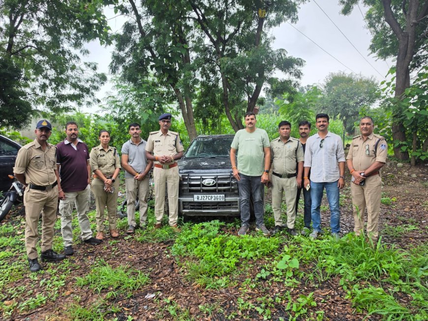 कालूखेड़ा पुलिस की बड़ी कार्रवाई : ढाई करोड़ की 2.495 किलो MD ड्रग्स की खेप जब्त : चार आरोपियों पर मामला दर्ज : सभी फरार
