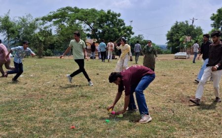 सृजन महाविद्यालय के विद्यार्थियों ने साई टीले पर मनाया उत्साह और अपनत्व का उत्सव