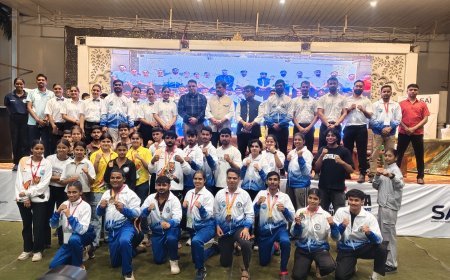 राष्ट्रीय किकबॉक्सिंग चैंपियनशिप में रतलाम का शानदार प्रदर्शन : चार खिलाड़ियों ने जीते कांस्य पदक