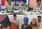 18 साल से पुलिस की पकड़ से बाहर चड्डी-बनियान गैंग के तीन कथित बदमाश गिरफ्तार : चोरी का माल खरीदने वाला बुजुर्ग भी पकड़ाया